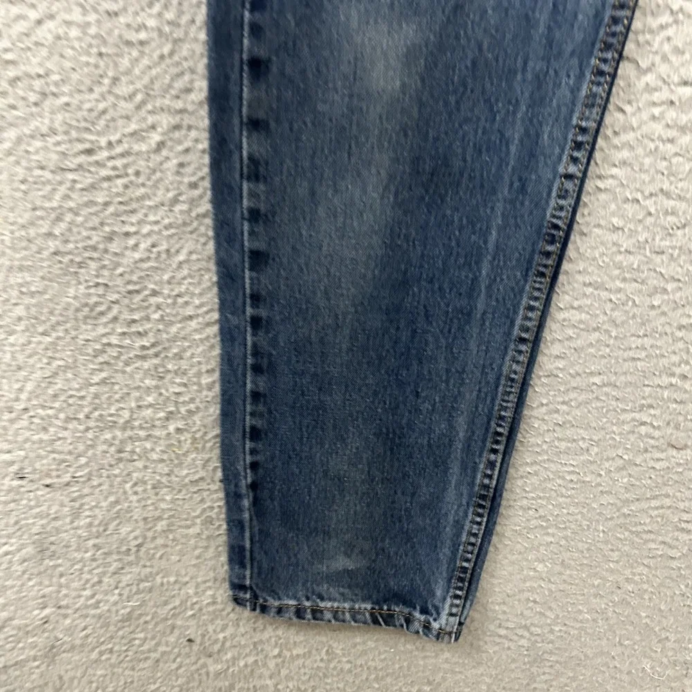 Levis Jeans Mens 34x34 Blue Denim 505 Straight American Work Wear Medium Wash